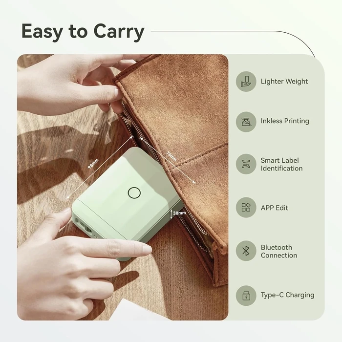 Ετικετογράφος Niimbot D110-M 0.5-INCH Green