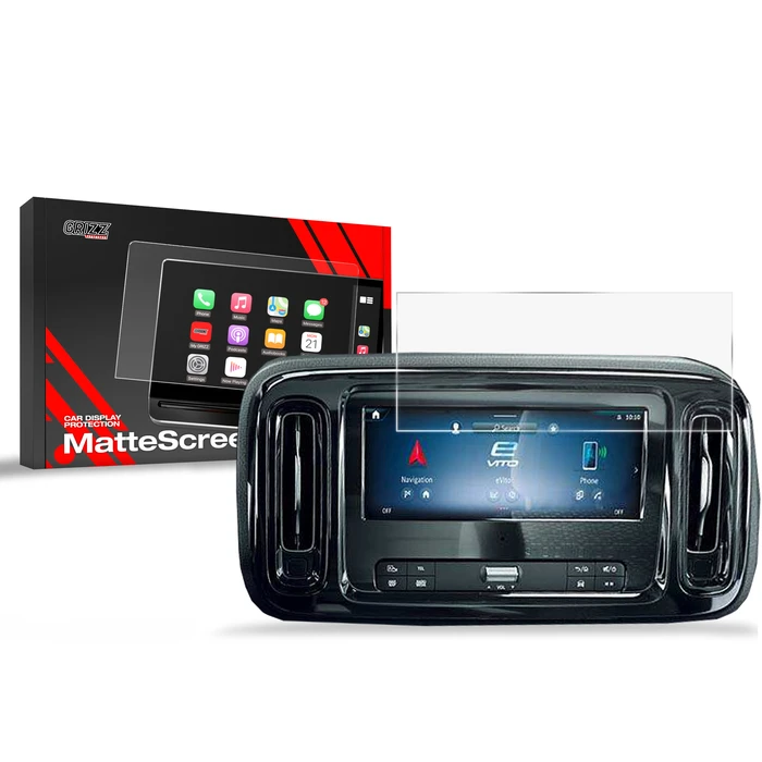 GrizzGlass CarDisplay Protection Matte film for Mercedes Vito MBUX 10,25" (2023-2026)
