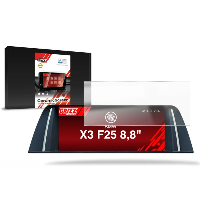 GrizzGlass CarDisplay Protection Matte film for BMW X3 F25 8,8" (2011-2017)