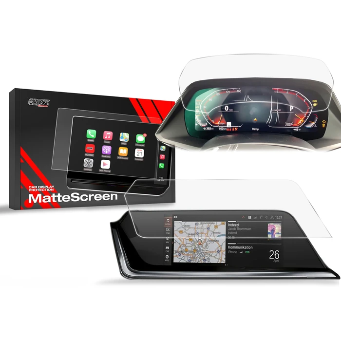 GrizzGlass CarDisplay Protection Matte film for BMW Z4 G29 10,25" (2019-2026) [2in1]