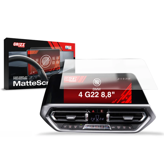 GrizzGlass CarDisplay Protection Matte film for BMW 4 G22 8,8" (2020-2022)