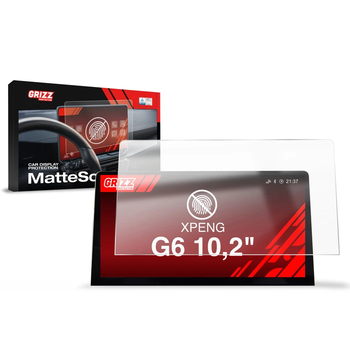 GrizzGlass CarDisplay Protection Matte film for XPENG G6 10,2" (2023-2024)