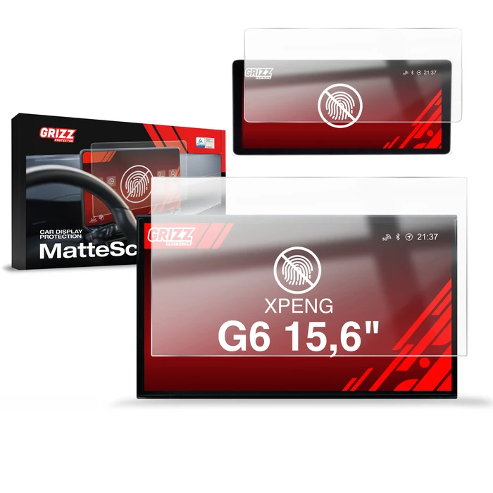 GrizzGlass CarDisplay Protection Matte film for XPENG G6 15,6" (2025-2026) [2in1]
