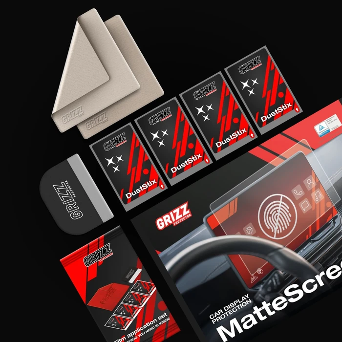 GrizzGlass CarDisplay Protection Matte film for Kia Ceed 8" (2018-2024)