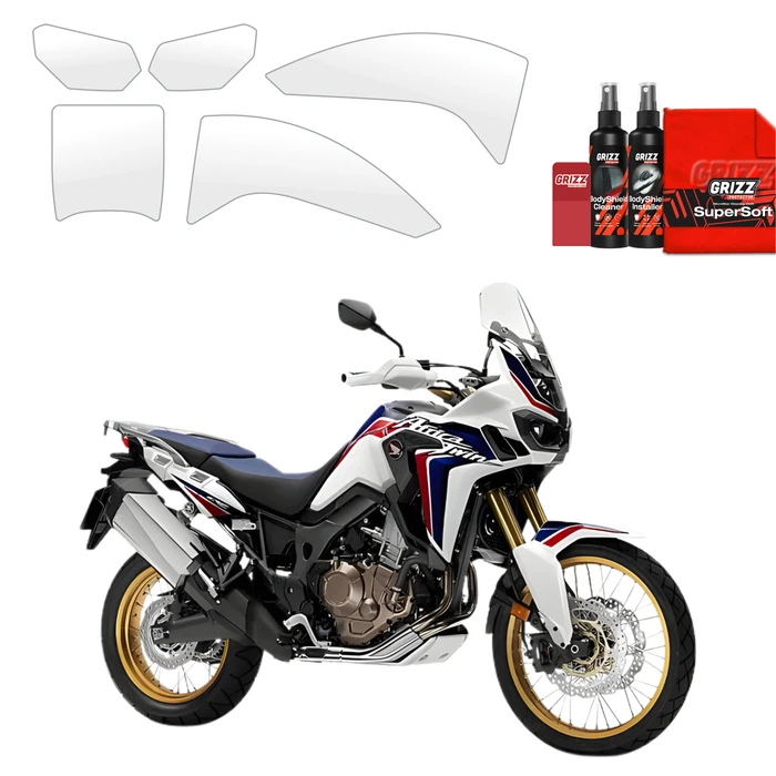 GrizzGlass BodyShield Protective film for Honda CRF1000L Africa Twin (2015-2019) [5in1]