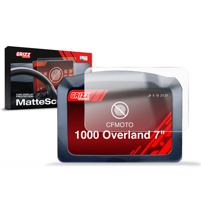 GrizzGlass CarDisplay Protection Matte film for CFMOTO 1000 Overland 7