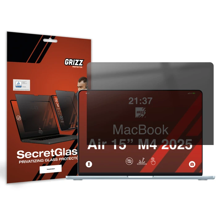 GrizzGlass SecretGlass Apple MacBook Air 15 (M2/M3/M4/M5)