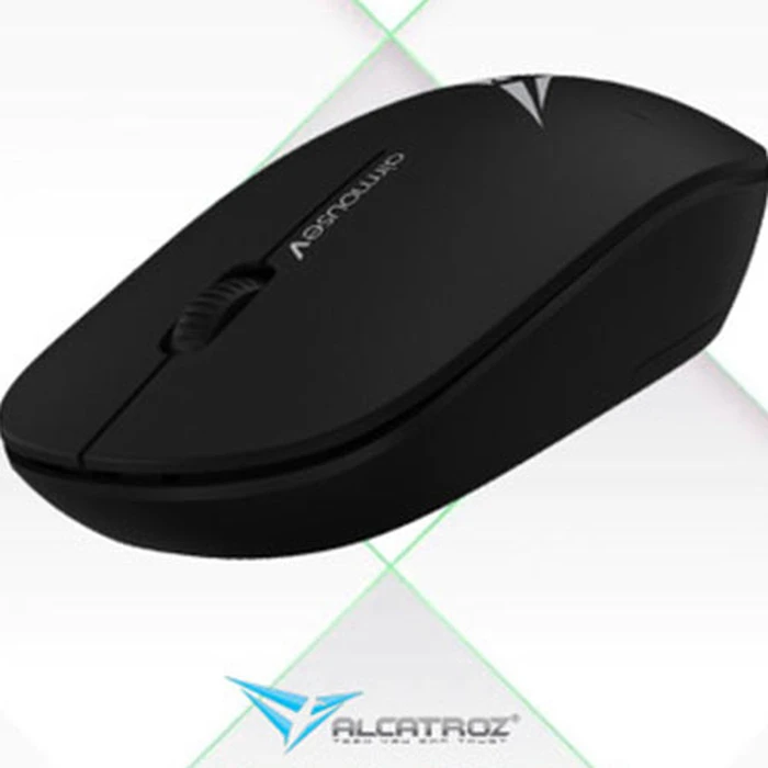 Ποντίκι Ασύρματο Alcatroz AIRMOUSE V Black 1200DPI