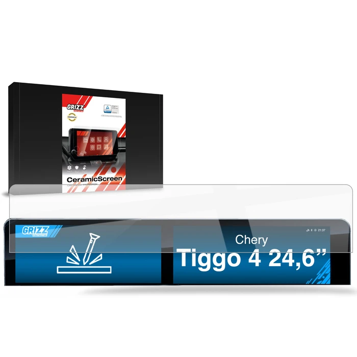 Ceramic GrizzGlass CarDisplay Protection Chery Tiggo 4 24,6" (2025-2026)