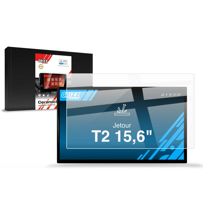 Ceramic film GrizzGlass CarDisplay Protection for Jetour T2 15.6" (2025-2026)