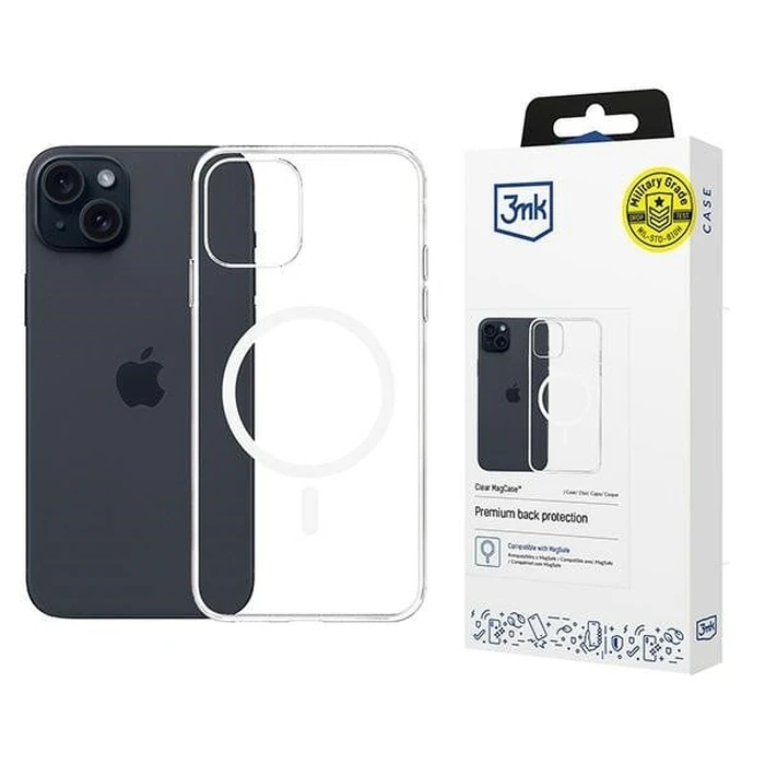 3MK Clear MagCase Apple iPhone 15