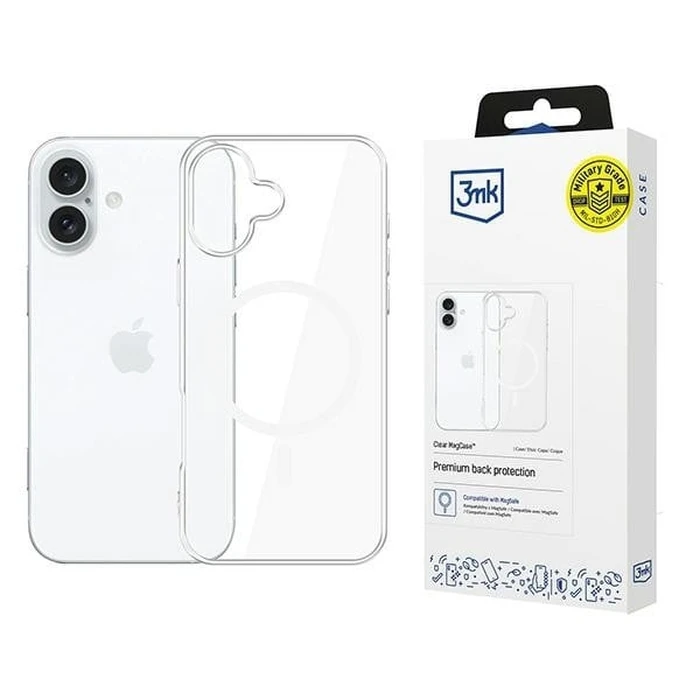 3MK Clear MagCase Apple iPhone 16 Plus