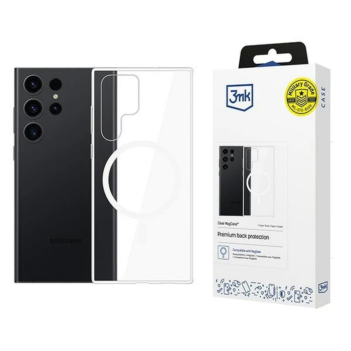 3MK Clear MagCase Samsung Galaxy S23 Ultra