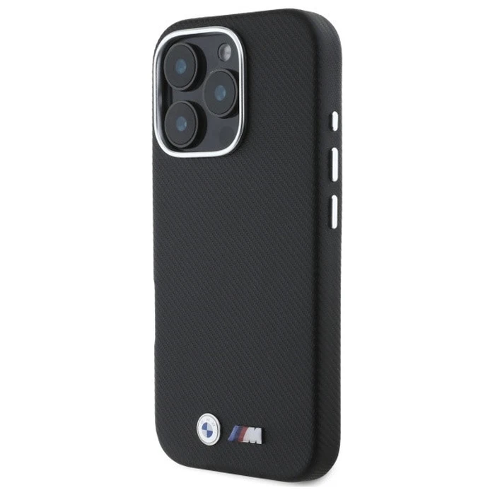 BMW Apple iPhone 16 Pro Max hardcase M Edition Kevlar wrapped metal black