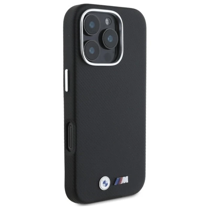 BMW Apple iPhone 16 Pro Max hardcase M Edition Kevlar wrapped metal black