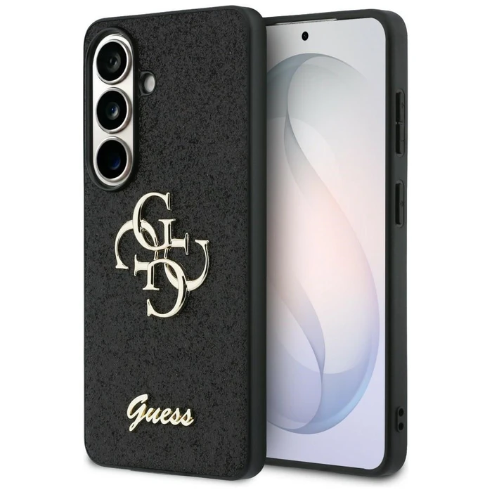 Guess Fixed Glitter Big 4G Metal Logo Samsung Galaxy S26 black