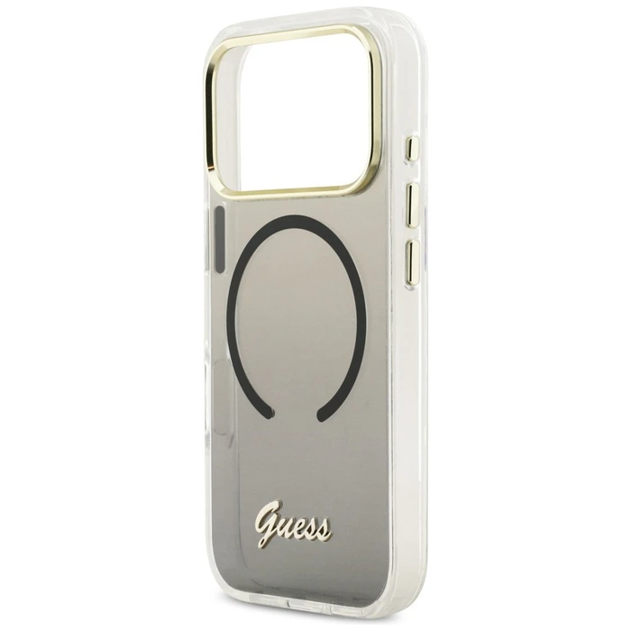 Guess IML Gradient Script Metal MagSafe Apple iPhone 17 Pro black