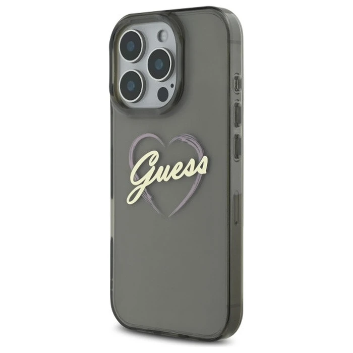 Guess Apple iPhone 16 Pro hardcase IML Heart black