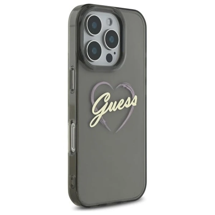 Guess Apple iPhone 16 Pro hardcase IML Heart black