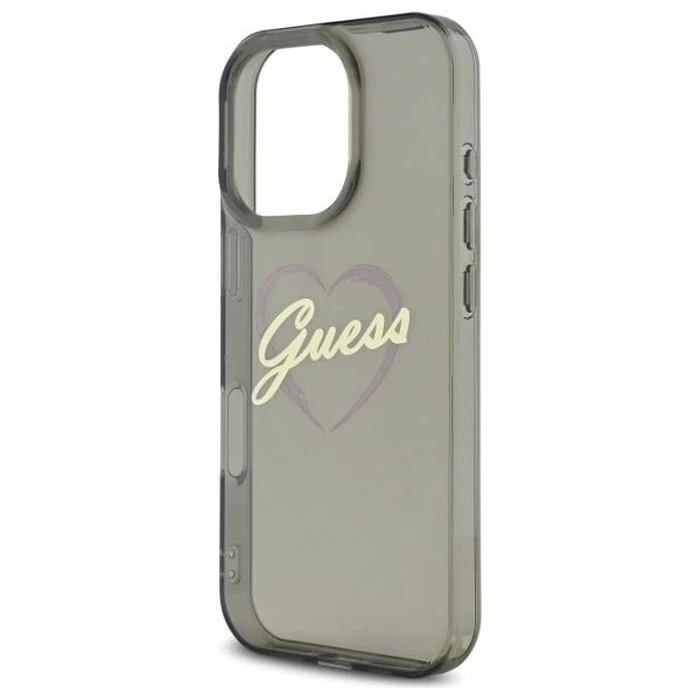 Guess Apple iPhone 16 Pro hardcase IML Heart black