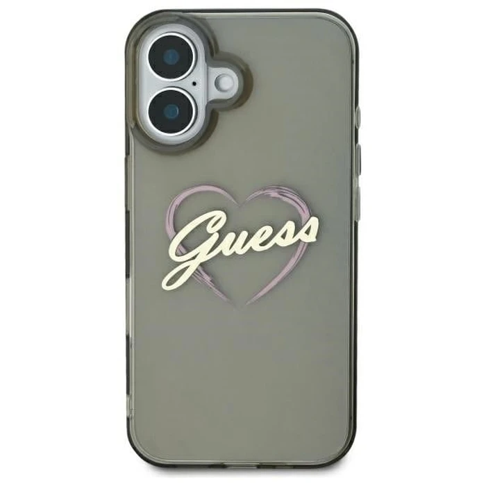 Guess Apple iPhone 16 Plus hardcase IML Heart black