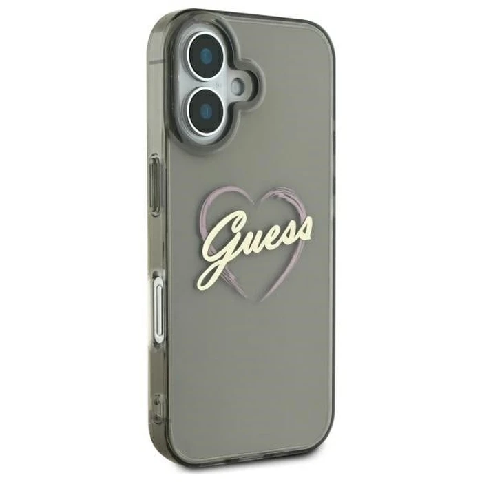 Guess Apple iPhone 16 Plus hardcase IML Heart black