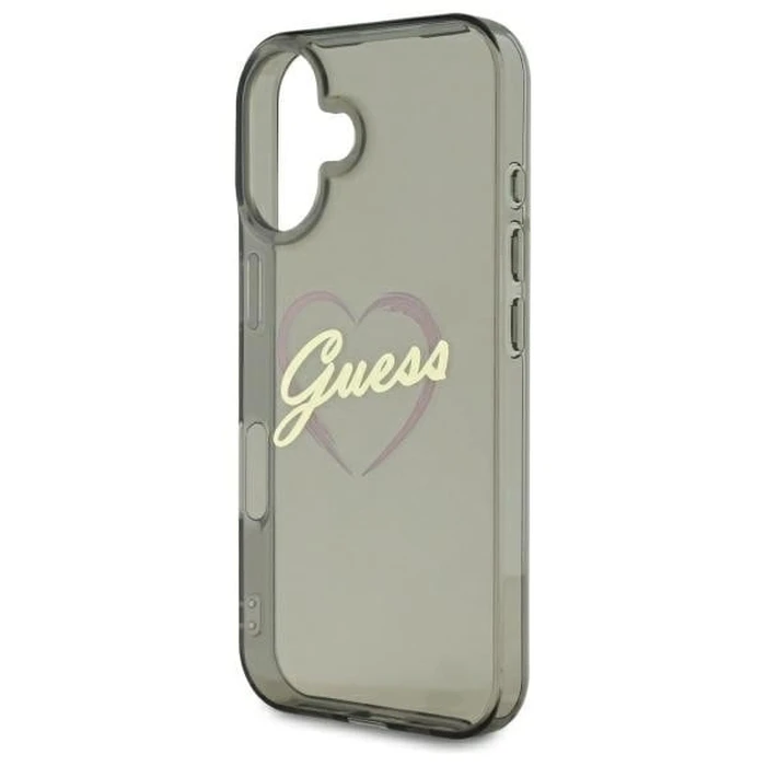 Guess Apple iPhone 16 Plus hardcase IML Heart black