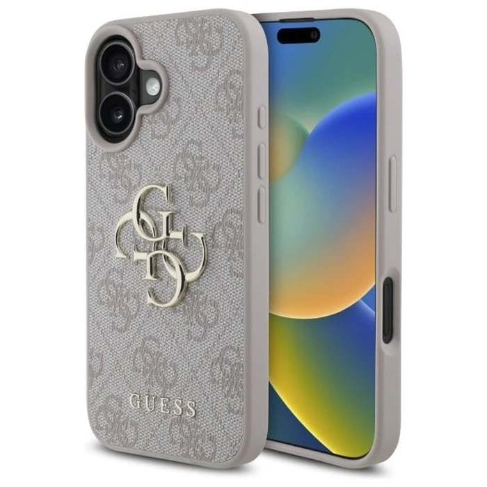 Guess Apple iPhone 16 hardcase 4G Big Logo pink