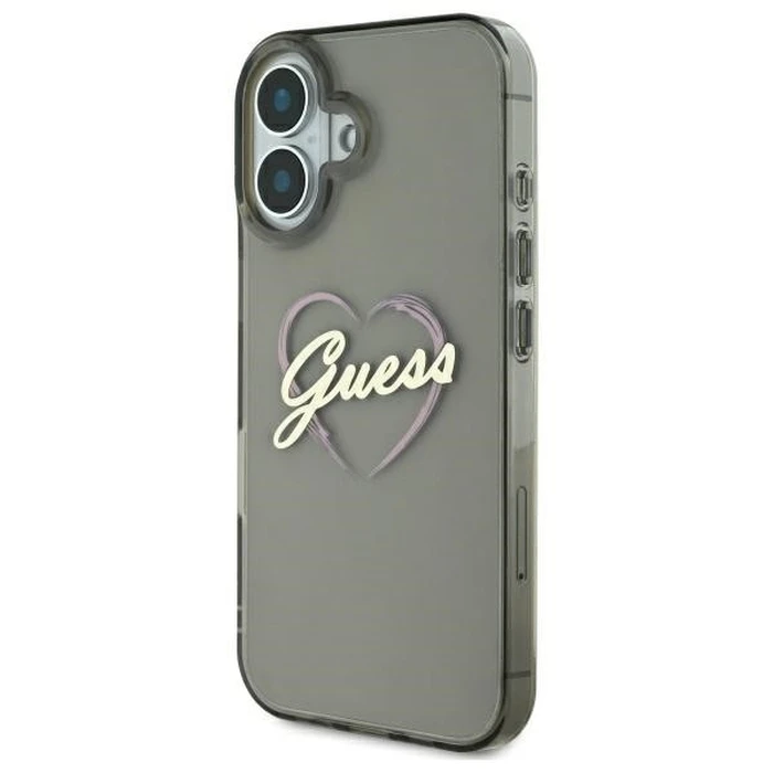 Guess Apple iPhone 16 hardcase IML Heart black