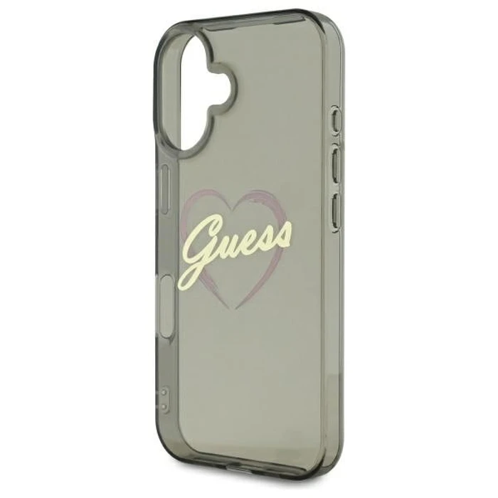 Guess Apple iPhone 16 hardcase IML Heart black