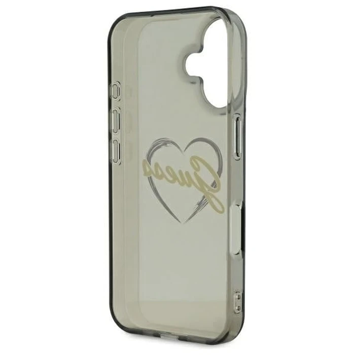 Guess Apple iPhone 16 hardcase IML Heart black