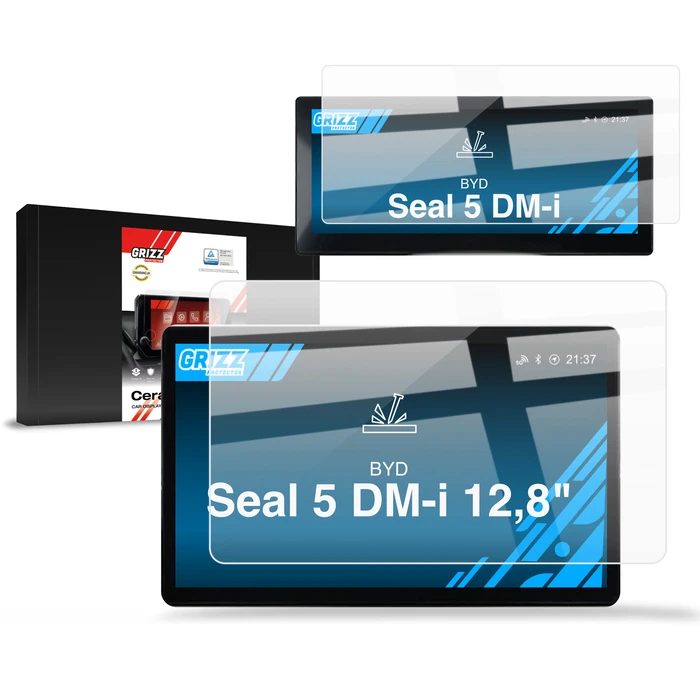 Ceramic GrizzGlass CarDisplay BYD Seal 5 DM-i 12,8" (2025-2026) [2in1]