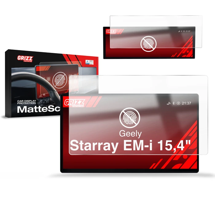 Matte GrizzGlass CarDisplay Geely Starray EM-i 15,4" (2025-2026) [2in1]