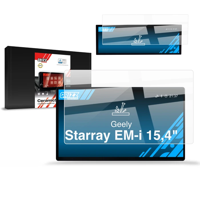 Ceramic GrizzGlass CarDisplay Geely Starray EM-i 15,4" (2025-2026) [2in1]