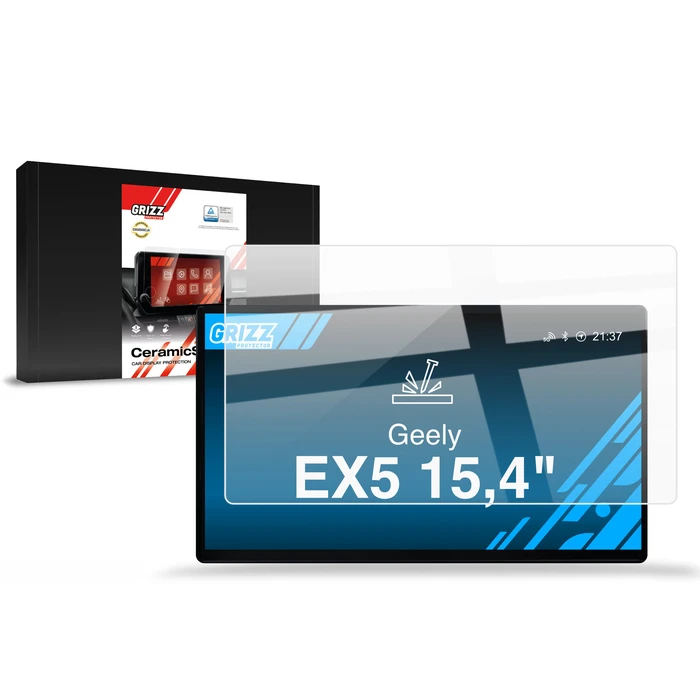 Ceramic GrizzGlass CarDisplay Protection Geely EX5 15,4" (2024-2026)