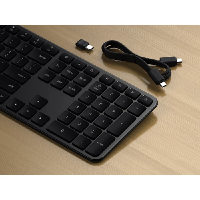Satechi Slim EX3 Wireless Bluetooth Keyboard for Three Devices with Mac/Windows Mode Switch (space black)