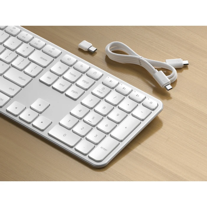 Satechi Slim EX3 Wireless Bluetooth Keyboard for Three Devices with Mac/Windows Mode Switch (silver)