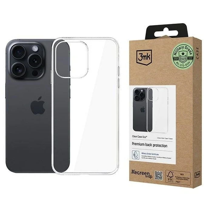 3MK ClearCase Eco Apple iPhone 15 Pro Max