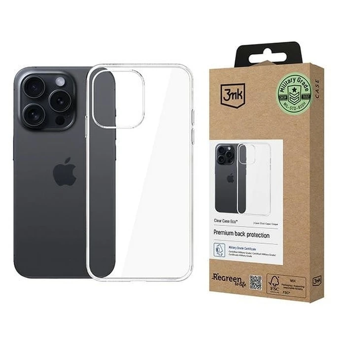 3MK ClearCase Eco Apple iPhone 16 Pro Max