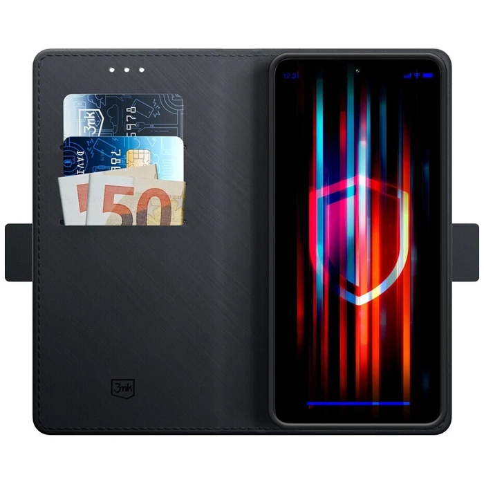 3MK Wallet Case OnePlus 15 5G black