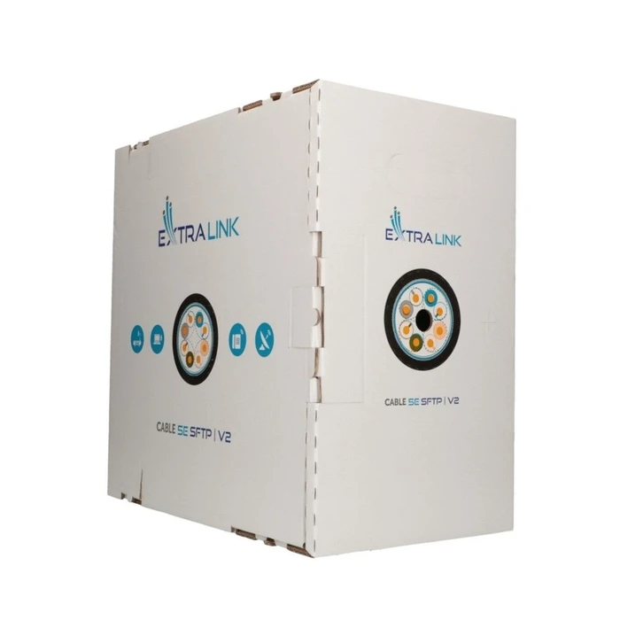 Καλώδιο Δικτύου Extralink Network Cat5e Sftp External 305m