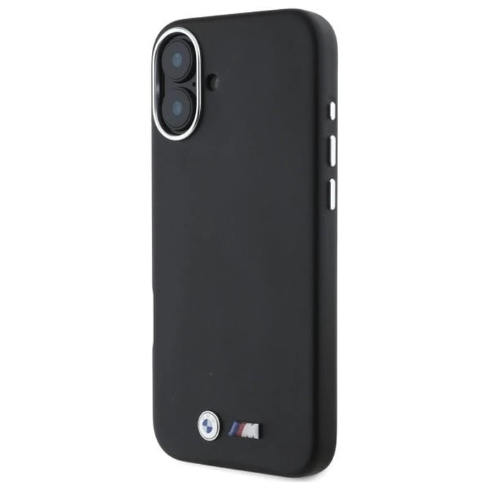 BMW Apple iPhone 16 hardcase M Smooth Full Wrapped Metal MagSafe black