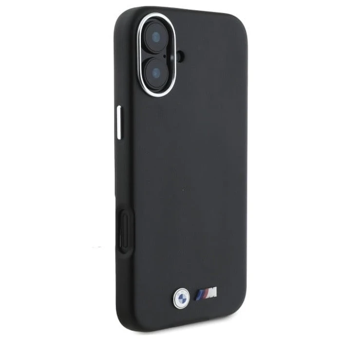 BMW Apple iPhone 16 hardcase M Smooth Full Wrapped Metal MagSafe black