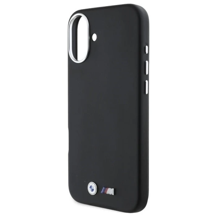 BMW Apple iPhone 16 hardcase M Smooth Full Wrapped Metal MagSafe black