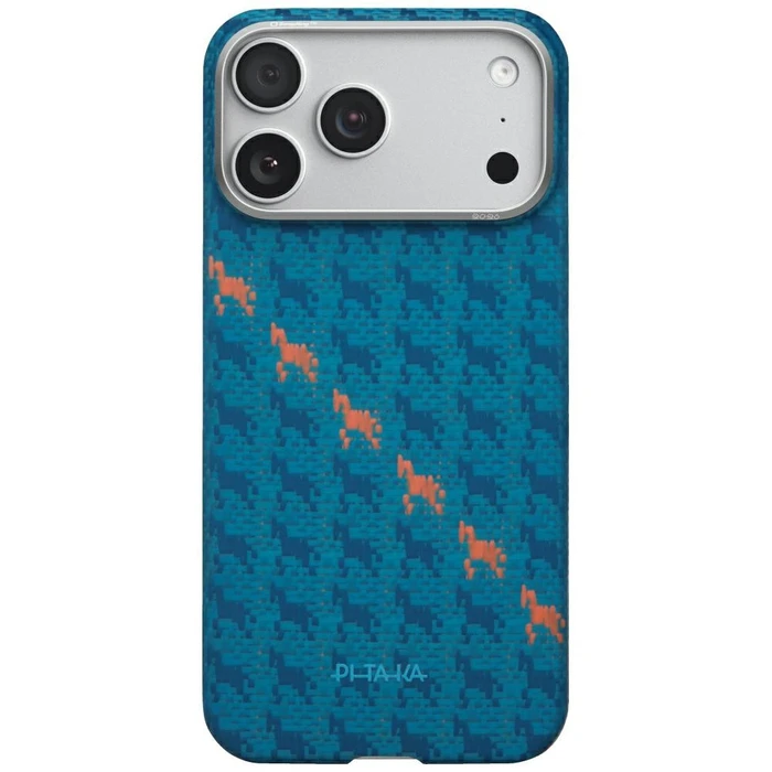 PITAKA Happiness Rides Edge Case MagSafe Apple iPhone 17 Pro indigo