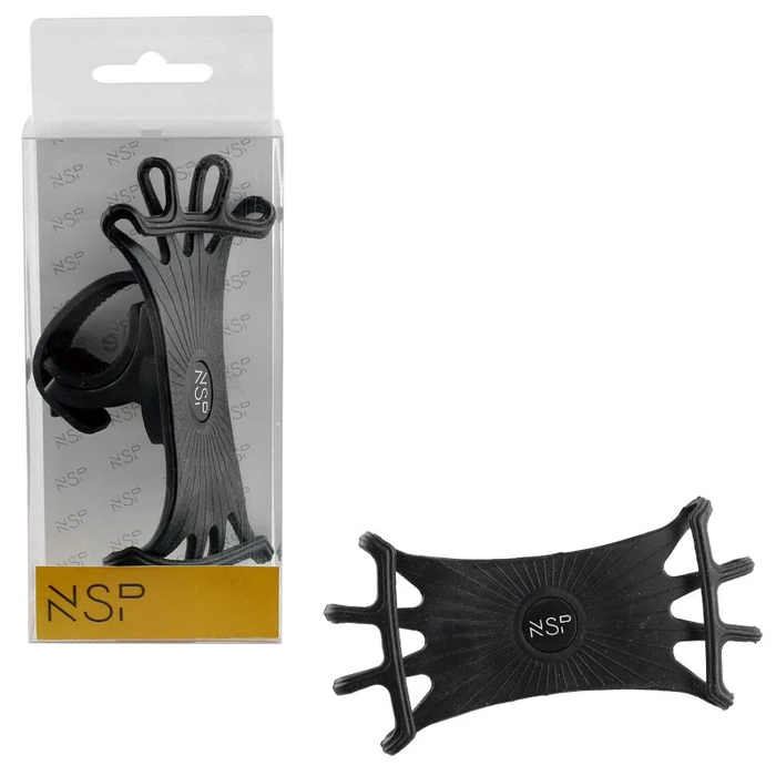 Βάση Ποδηλάτου NSP Universal σιλικόνης (8253447) για στήριξη κινητών/GPS και μηχανή 360°, 4.0?-7.0?