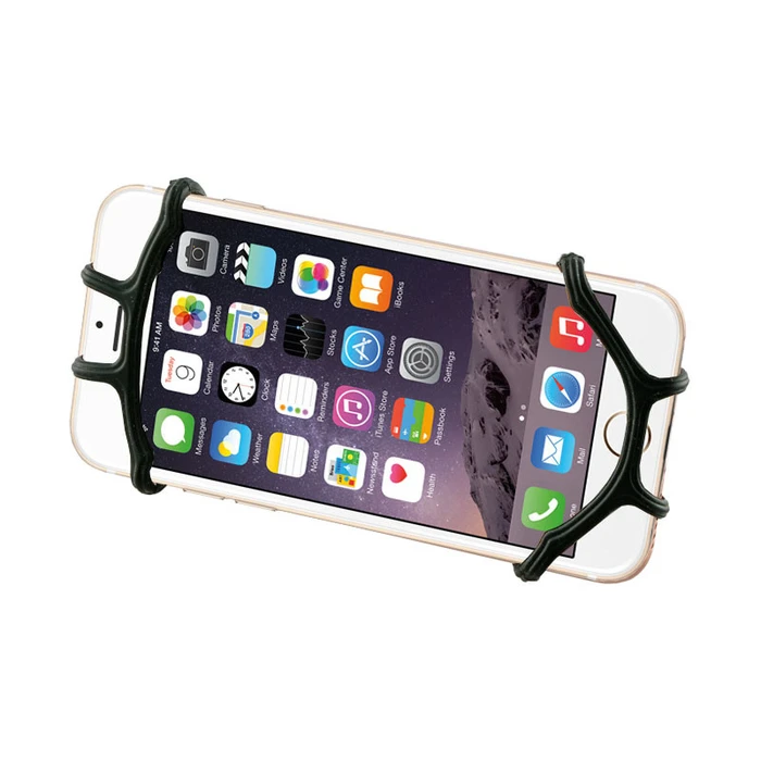 Βάση Ποδηλάτου NSP Universal σιλικόνης (8253447) για στήριξη κινητών/GPS και μηχανή 360°, 4.0?-7.0?