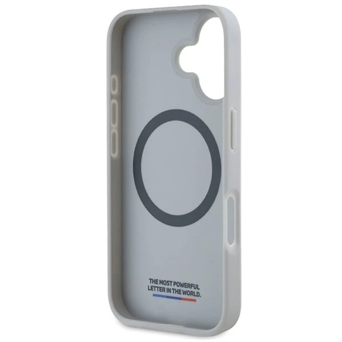 BMW Apple iPhone 16 hardcase M Carbon Tricolor Line MagSafe grey