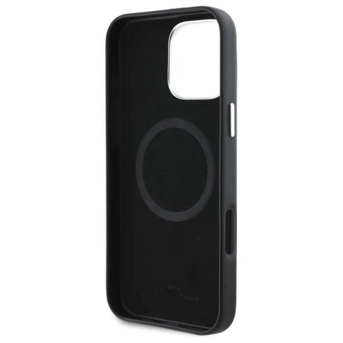 BMW Apple iPhone 16 Pro Max hardcase Sign Full Wrapped Metal MagSafe black
