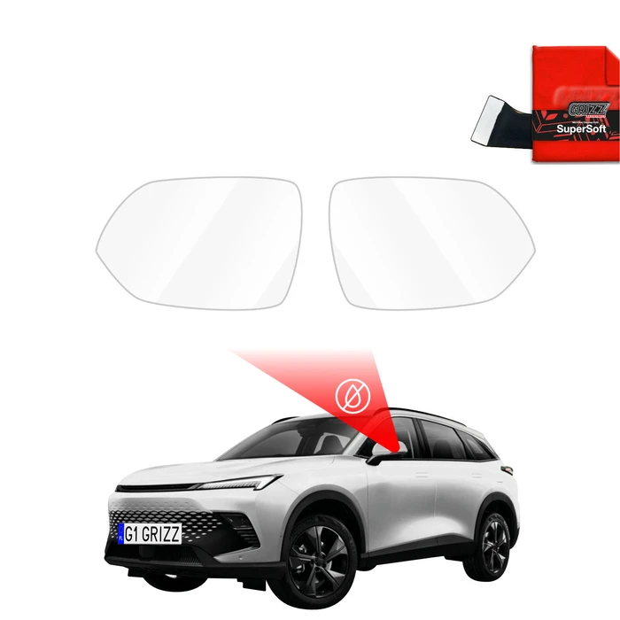 GrizzGlass ZeroDrop Rain-repellent mirror film BAIC BEIJING 5 (2023-2026)